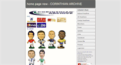Desktop Screenshot of corinthianarchive.co.uk